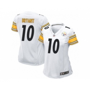 nike women nfl jerseys pittsburgh steelers #10 bryant white[nike]