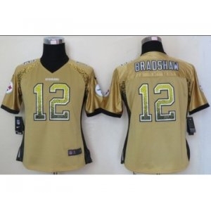 nike women nfl jerseys pittsburgh steelers #12 terry bradshaw gold[Elite drift fashion]