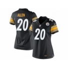 nike women nfl jerseys pittsburgh steelers #20 will allen black[nike][allen]