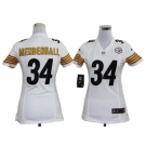 nike women nfl jerseys pittsburgh steelers #34 mendenhall white[nike]