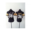 nike women nfl jerseys pittsburgh steelers #36 bettis black[nike]