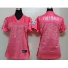 nike women nfl jerseys pittsburgh steelers #43 polamalu pink[2012 new]