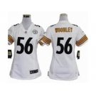 nike women nfl jerseys pittsburgh steelers #56 woodley white[nike]