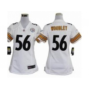 nike women nfl jerseys pittsburgh steelers #56 woodley white[nike]