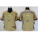 nike women nfl jerseys pittsburgh steelers #7 ben roethlisberger gold[Elite drift fashion]