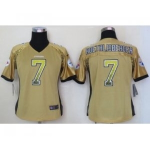 nike women nfl jerseys pittsburgh steelers #7 ben roethlisberger gold[Elite drift fashion]