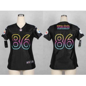 nike women nfl jerseys pittsburgh steelers #86 ward black[nike fashion]