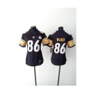 nike women nfl jerseys pittsburgh steelers #86 ward black[nike]