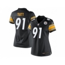 nike women nfl jerseys pittsburgh steelers #91 stephon tuitt black[nike]