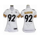 nike women nfl jerseys pittsburgh steelers #92 harrison white[nike]