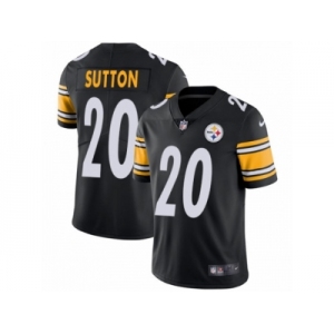 Youth Nike Pittsburgh Steelers #20 Cameron Sutton Limited Black Team Color NFL Jersey