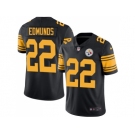 Youth Nike Pittsburgh Steelers #22 Terrell Edmunds Black Stitched NFL Limited Rush Jersey