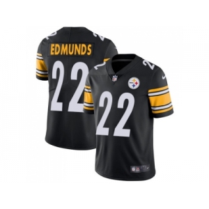 Youth Nike Pittsburgh Steelers #22 Terrell Edmunds Black Team Color Stitched NFL Vapor Untouchable Limited Jersey