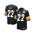 Youth Nike Pittsburgh Steelers #22 William Gay Black jerseys