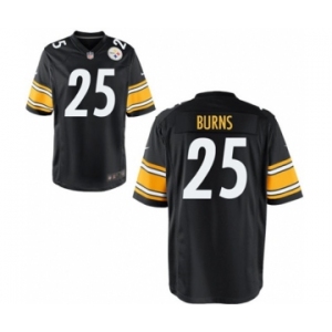 Youth Nike Pittsburgh Steelers #25 Artie Burns Black Team Color NFL Jersey