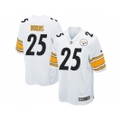 Youth Nike Pittsburgh Steelers #25 Artie Burns White Stitched NFL Elite Jersey