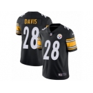 Youth Nike Pittsburgh Steelers #28 Sean Davis Vapor Untouchable Limited Black Team Color NFL Jersey