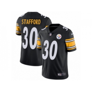 Youth Nike Pittsburgh Steelers #30 Daimion Stafford Black Team Color Vapor Untouchable Limited Player NFL Jersey