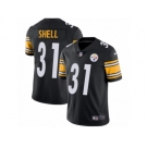 Youth Nike Pittsburgh Steelers #31 Donnie Shell Vapor Untouchable Limited Black Team Color NFL Jersey