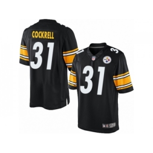 Youth Nike Pittsburgh Steelers #31 Ross Cockrell Limited Black Team Color NFL Jersey