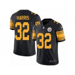 Youth Nike Pittsburgh Steelers #32 Franco Harris Limited Black Rush NFL Jersey