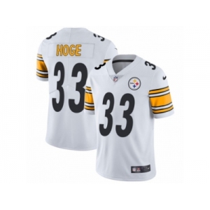 Youth Nike Pittsburgh Steelers #33 Merril Hoge Vapor Untouchable Limited White NFL Jersey