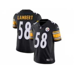 Youth Nike Pittsburgh Steelers #58 Jack Lambert Vapor Untouchable Limited Black Team Color NFL Jersey