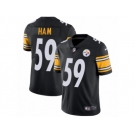 Youth Nike Pittsburgh Steelers #59 Jack Ham Vapor Untouchable Limited Black Team Color NFL Jersey