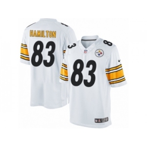 Youth Nike Pittsburgh Steelers #83 Cobi Hamilton Limited White NFL Jersey