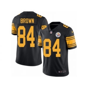 Youth Nike Pittsburgh Steelers #84 Antonio Brown Limited Black Rush NFL Jersey