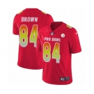 Youth Nike Pittsburgh Steelers #84 Antonio Brown Limited Red AFC 2019 Pro Bowl NFL Jersey