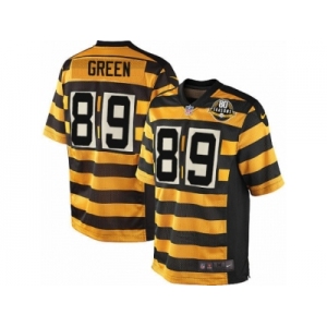 Youth Nike Pittsburgh Steelers #89 Ladarius Green Limited Yellow Black Alternate 80TH Anniversary Throwback NFL Jersey