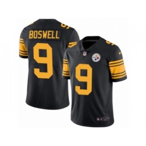 Youth Nike Pittsburgh Steelers #9 Chris Boswell Limited Black Rush Vapor Untouchable NFL Jersey