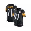 Youth Nike Pittsburgh Steelers #91 Kevin Greene Vapor Untouchable Limited Black Team Color NFL Jersey