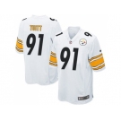 Youth Nike Pittsburgh Steelers #91 Stephon Tuitt white jerseys