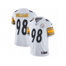 Youth Nike Pittsburgh Steelers #98 Vince Williams Vapor Untouchable Limited White NFL Jersey