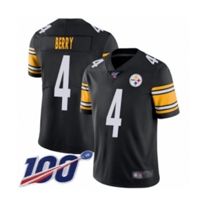 Youth Pittsburgh Steelers #4 Jordan Berry Black Team Color Vapor Untouchable Limited Player 100th Season Football Jersey