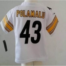 nike kids nfl jerseys pittsburgh steelers #43 troy polamalu white[nike]