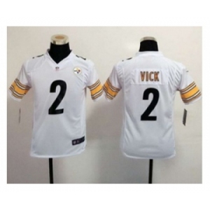 nike youth nfl jerseys pittsburgh steelers #2 vick white[nike]