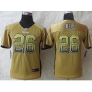 nike youth nfl jerseys pittsburgh steelers #26 bell gold[Elite drift fashion][bell]