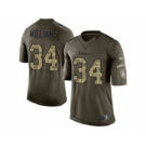 nike youth nfl jerseys pittsburgh steelers #34 williams army green[nike Limited Salute To Service][williams]