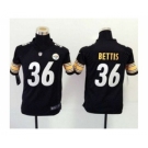 nike youth nfl jerseys pittsburgh steelers #36 bettis black[nike]