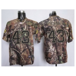 nike youth nfl jerseys pittsburgh steelers #43 polamalu camo[nike]
