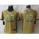 nike youth nfl jerseys pittsburgh steelers #43 troy polamalu gold[Elite drift fashion]