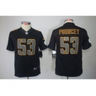 nike youth nfl jerseys pittsburgh steelers #53 pouncey black[nike impact limited]