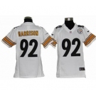 nike youth nfl jerseys pittsburgh steelers #92 harrison white[nike]