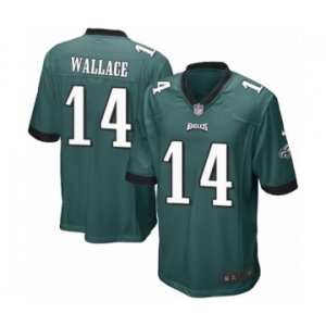 Men's Nike Philadelphia Eagles #14 Mike Wallace Game Midnight Green Team Color NFL Jersey