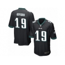Men's Nike Philadelphia Eagles #19 Chris Givens Game Black Alternate NFL Jersey