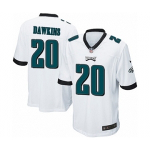 Men's Nike Philadelphia Eagles #20 Brian Dawkins Game White NFL Jersey