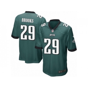 Men's Nike Philadelphia Eagles #29 Terrence Brooks Game Midnight Green Team Color NFL Jersey